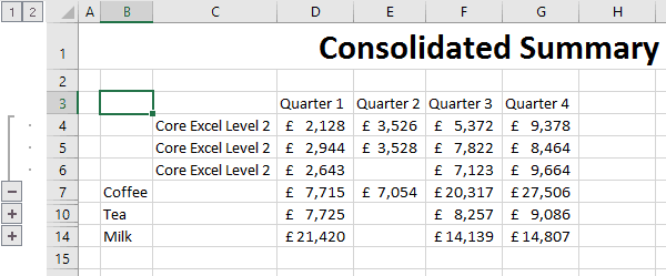 Group Tabs Under A Master Tab In Excel Worksheet